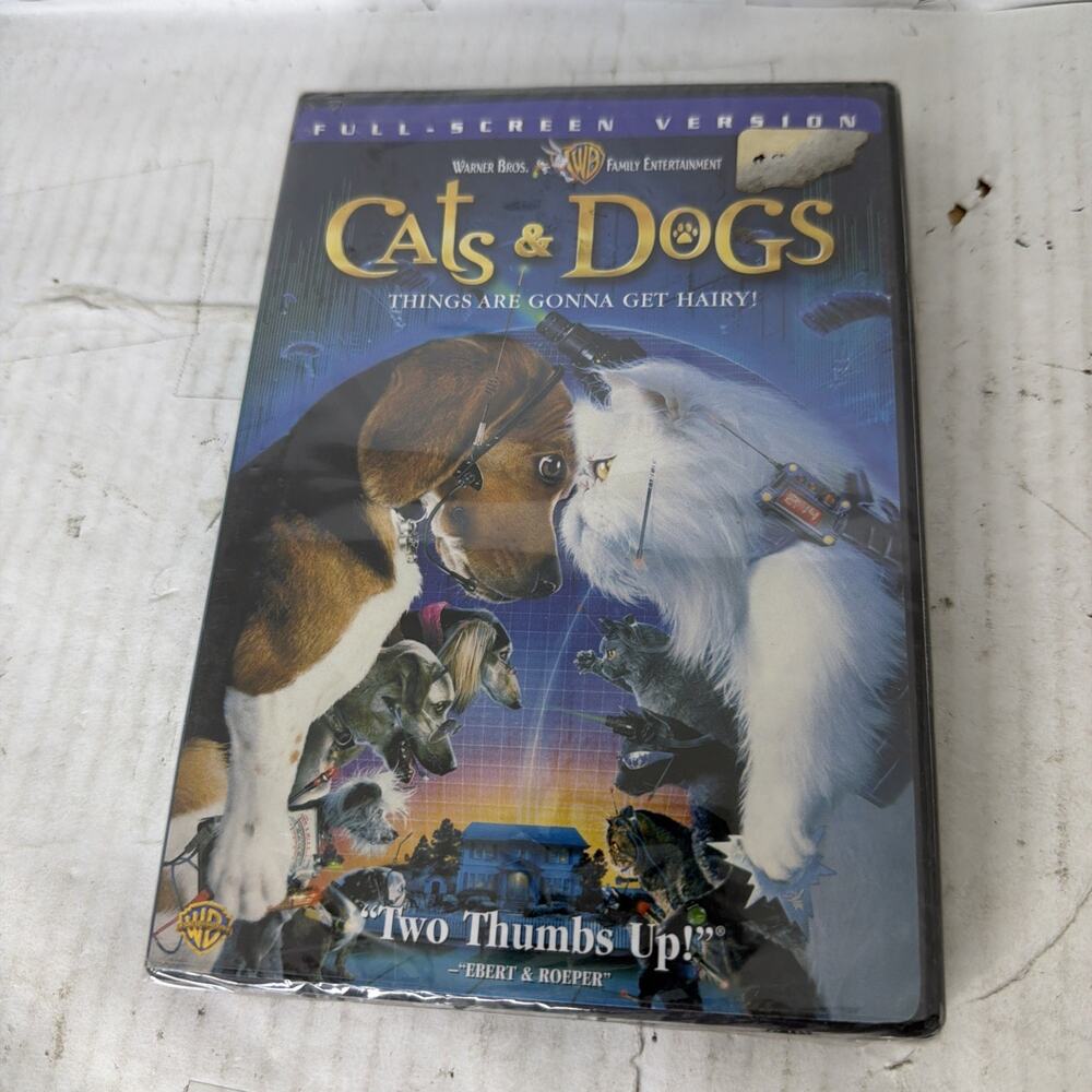DVD Cats & Dogs Frank C. Turner,Kirsten Robek,Doris Chillcott Brand New & Sealed